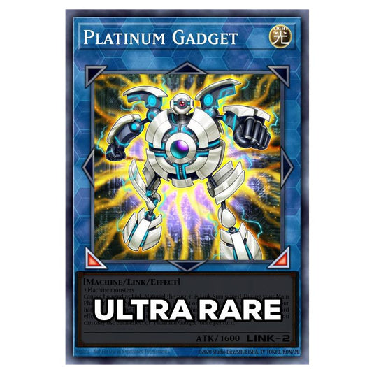 Platinum Gadget RA05-EN054 card from the Yu-Gi-Oh! set Rarity Collection 5