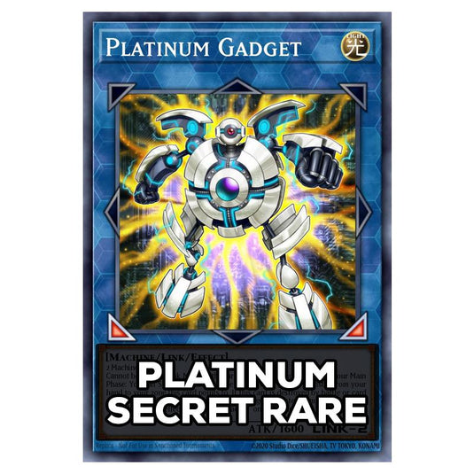 Platinum Gadget RA05-EN054 card from the Yu-Gi-Oh! set Rarity Collection 5