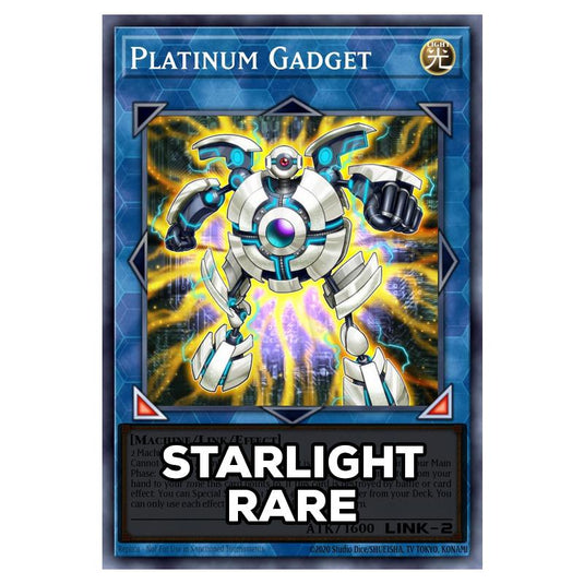 Platinum Gadget RA05-EN054 card from the Yu-Gi-Oh! set Rarity Collection 5