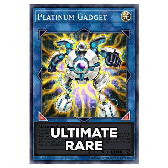 Platinum Gadget RA05-EN054 card from the Yu-Gi-Oh! set Rarity Collection 5