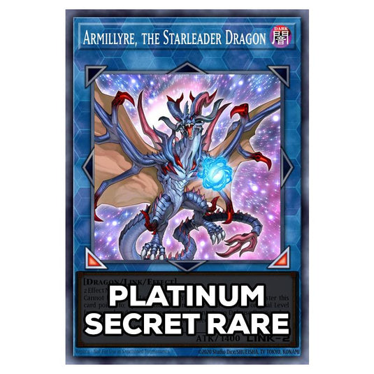 Armillyre, the Starleader Dragon RA05-EN055 card from the Yu-Gi-Oh! set Rarity Collection 5