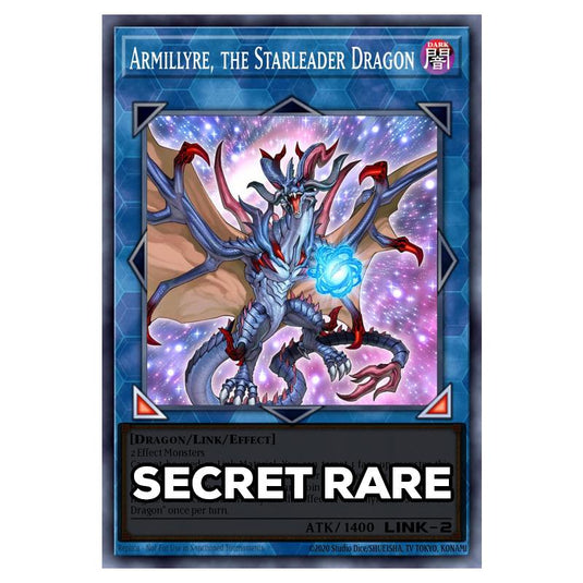 Armillyre, the Starleader Dragon RA05-EN055 card from the Yu-Gi-Oh! set Rarity Collection 5