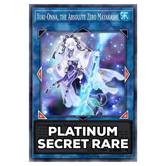 Yuki-Onna, the Absolute Zero Mayakashi RA05-EN057 card from the Yu-Gi-Oh! set Rarity Collection 5