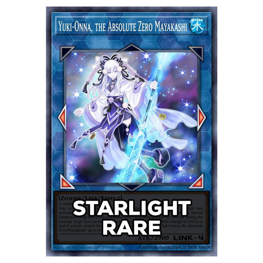 Yuki-Onna, the Absolute Zero Mayakashi RA05-EN057 card from the Yu-Gi-Oh! set Rarity Collection 5