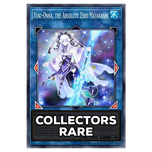 Yuki-Onna, the Absolute Zero Mayakashi RA05-EN057 card from the Yu-Gi-Oh! set Rarity Collection 5