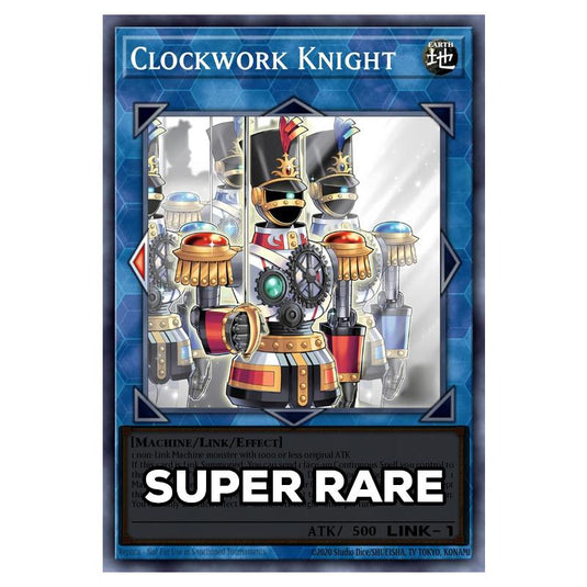 Clockwork Knight RA05-EN058 card from the Yu-Gi-Oh! set Rarity Collection 5