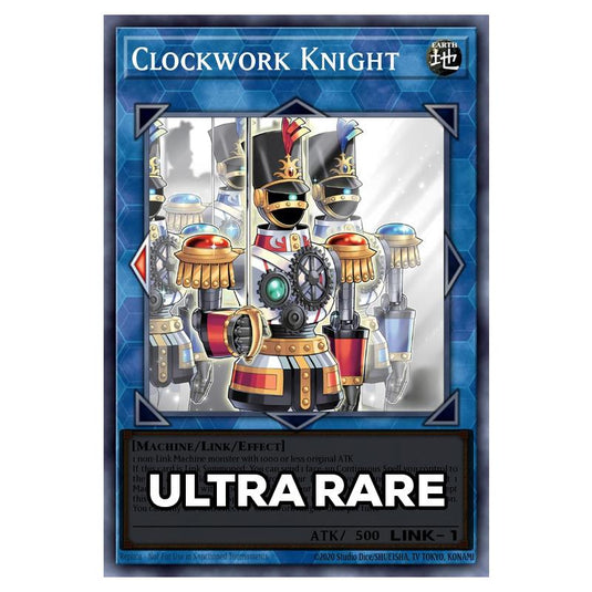 Clockwork Knight RA05-EN058 card from the Yu-Gi-Oh! set Rarity Collection 5