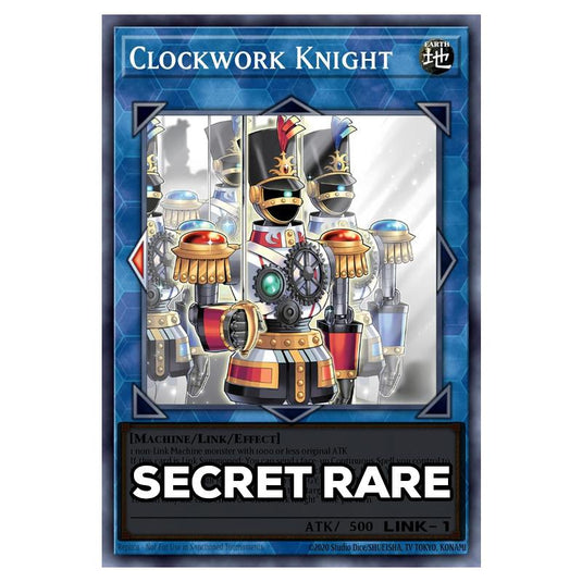 Clockwork Knight RA05-EN058 card from the Yu-Gi-Oh! set Rarity Collection 5