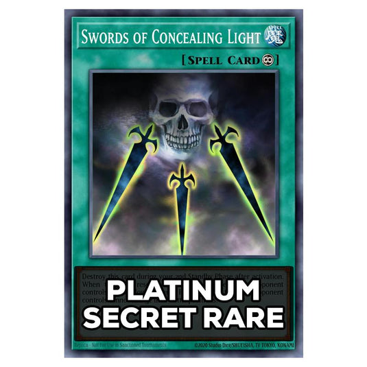 Swords of Concealing Light RA05-EN059 card from the Yu-Gi-Oh! set Rarity Collection 5