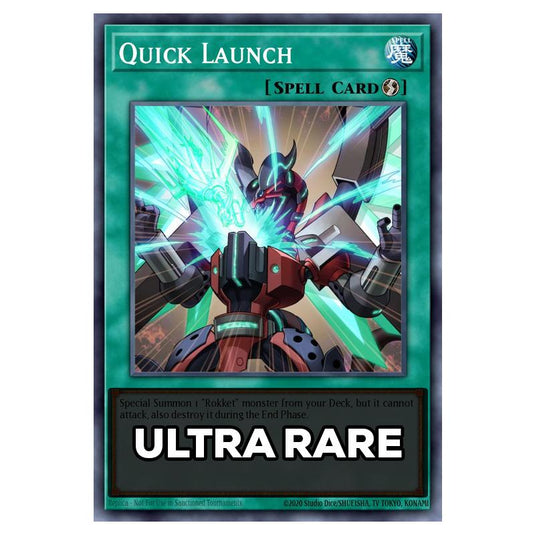 Quick Launch RA05-EN062 card from the Yu-Gi-Oh! set Rarity Collection 5