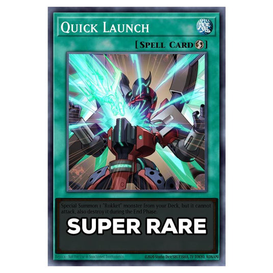 Quick Launch RA05-EN062 card from the Yu-Gi-Oh! set Rarity Collection 5