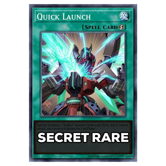 Quick Launch RA05-EN062 card from the Yu-Gi-Oh! set Rarity Collection 5
