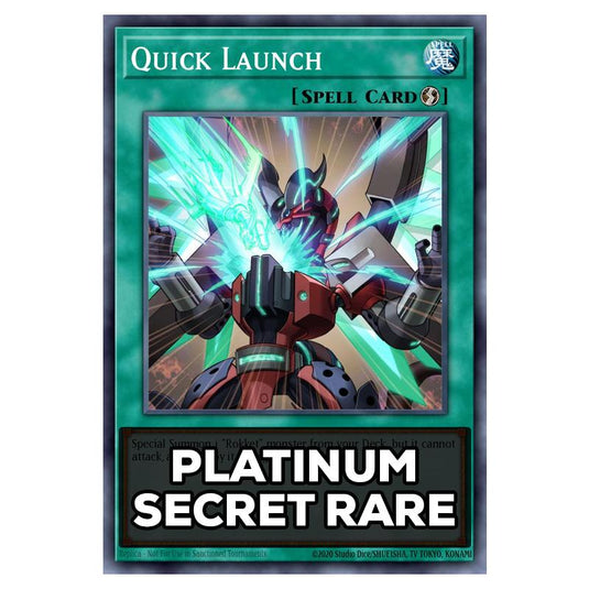 Quick Launch RA05-EN062 card from the Yu-Gi-Oh! set Rarity Collection 5