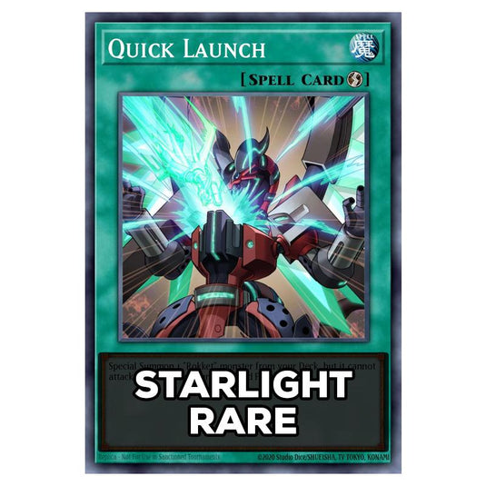Quick Launch RA05-EN062 card from the Yu-Gi-Oh! set Rarity Collection 5