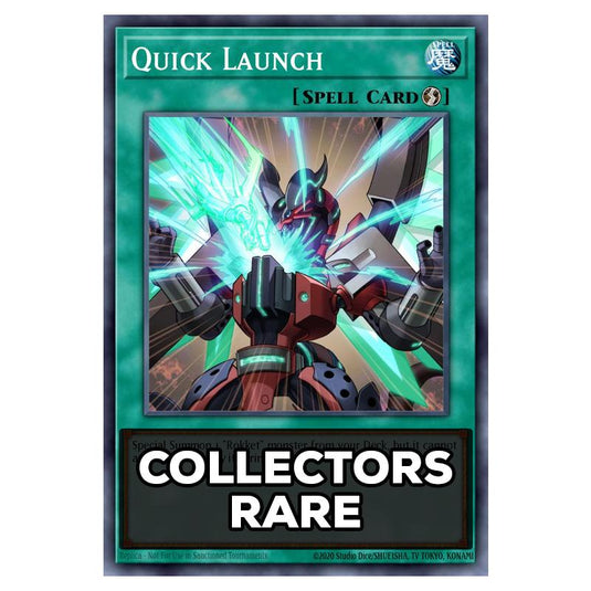 Quick Launch RA05-EN062 card from the Yu-Gi-Oh! set Rarity Collection 5
