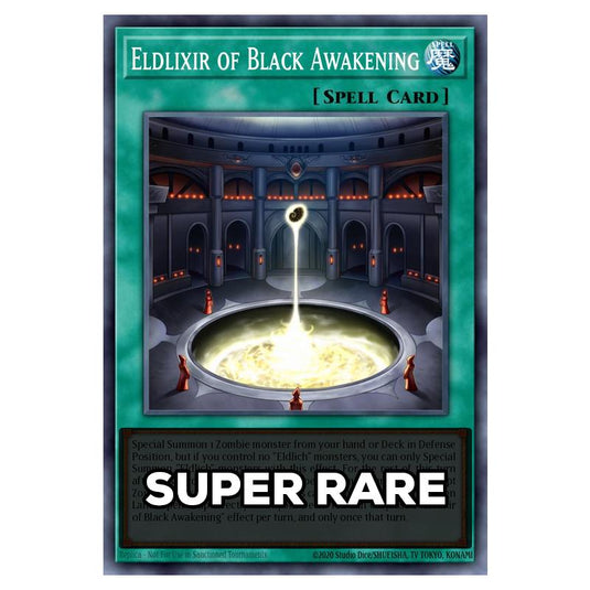 Eldlixir of Black Awakening RA05-EN065 card from the Yu-Gi-Oh! set Rarity Collection 5