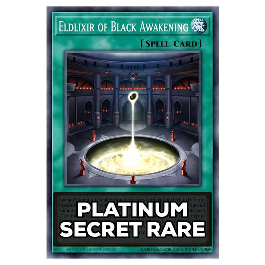 Eldlixir of Black Awakening RA05-EN065 card from the Yu-Gi-Oh! set Rarity Collection 5