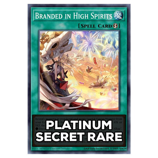 Branded in High Spirits RA05-EN067 card from the Yu-Gi-Oh! set Rarity Collection 5