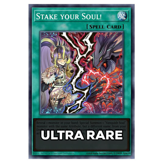 Stake your Soul! RA05-EN069 card from the Yu-Gi-Oh! set Rarity Collection 5