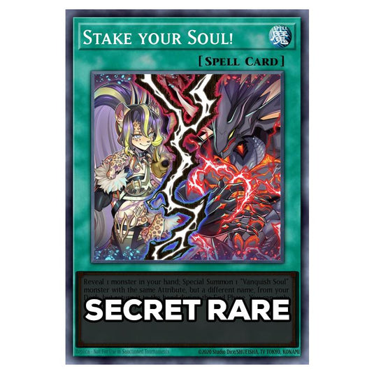Stake your Soul! RA05-EN069 card from the Yu-Gi-Oh! set Rarity Collection 5