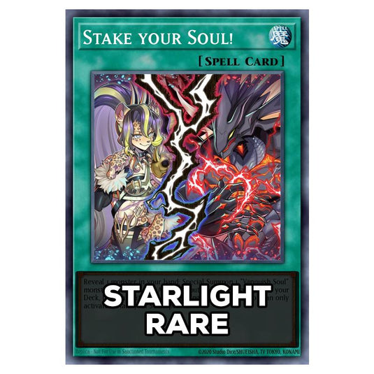 Stake your Soul! RA05-EN069 card from the Yu-Gi-Oh! set Rarity Collection 5