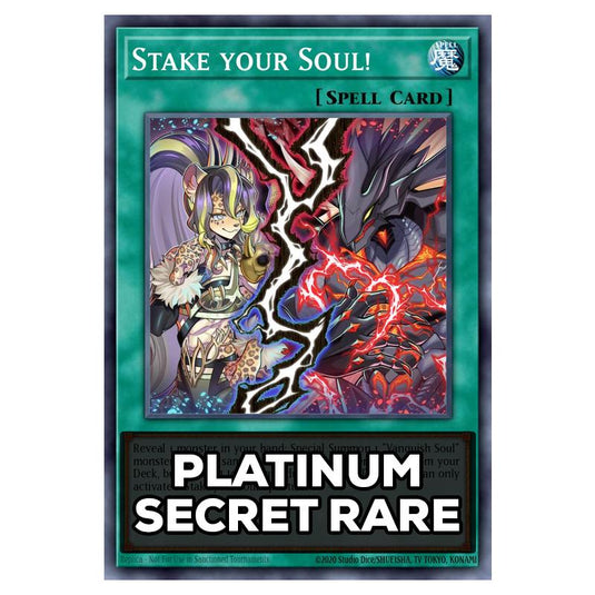 Stake your Soul! RA05-EN069 card from the Yu-Gi-Oh! set Rarity Collection 5