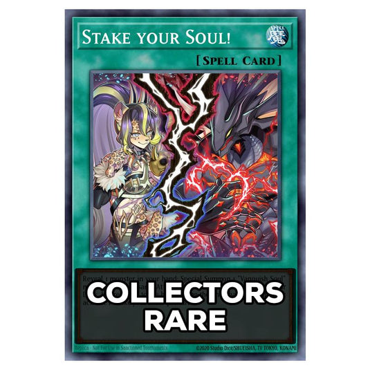 Stake your Soul! RA05-EN069 card from the Yu-Gi-Oh! set Rarity Collection 5