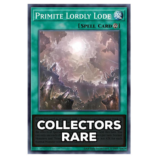 Primite Lordly Lode RA05-EN072 card from the Yu-Gi-Oh! set Rarity Collection 5