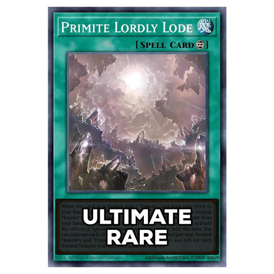 Primite Lordly Lode RA05-EN072 card from the Yu-Gi-Oh! set Rarity Collection 5