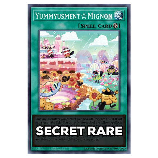 Yummyusment Mignon RA05-EN073 card from the Yu-Gi-Oh! set Rarity Collection 5