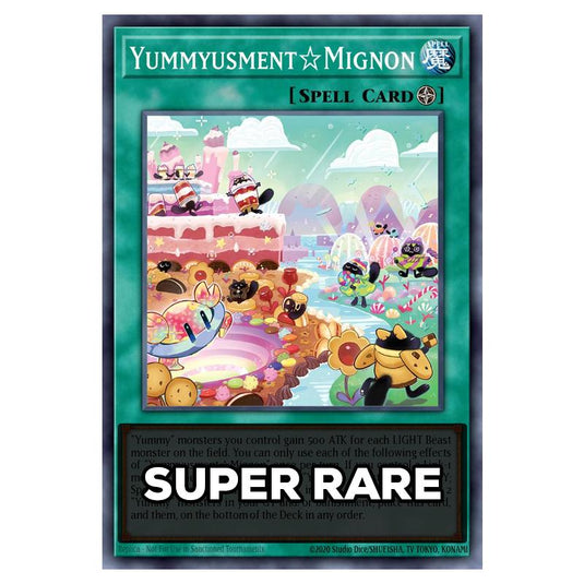 Yummyusment Mignon RA05-EN073 card from the Yu-Gi-Oh! set Rarity Collection 5
