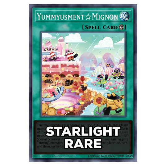 Yummyusment Mignon RA05-EN073 card from the Yu-Gi-Oh! set Rarity Collection 5