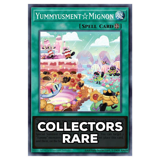 Yummyusment Mignon RA05-EN073 card from the Yu-Gi-Oh! set Rarity Collection 5