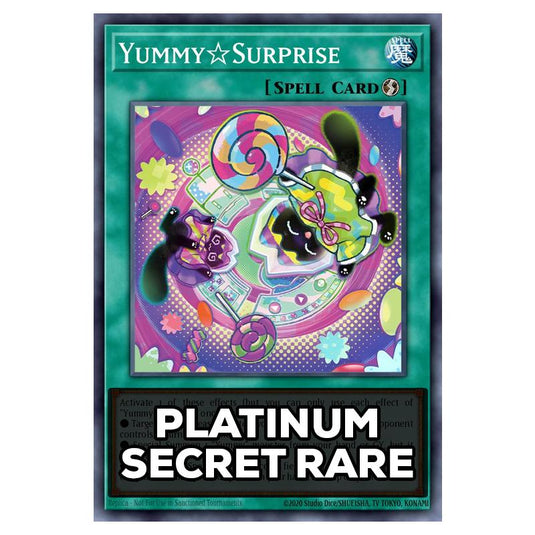 Yummy Surprise RA05-EN074 card from the Yu-Gi-Oh! set Rarity Collection 5