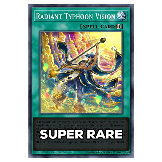 Radiant Typhoon Vision RA05-EN075 card from the Yu-Gi-Oh! set Rarity Collection 5
