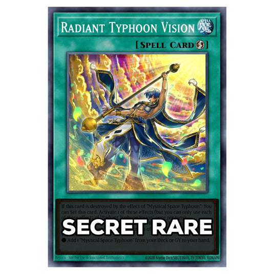 Radiant Typhoon Vision RA05-EN075 card from the Yu-Gi-Oh! set Rarity Collection 5