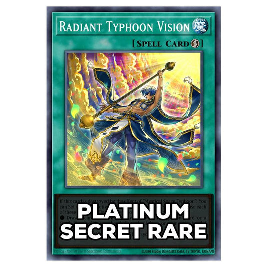 Radiant Typhoon Vision RA05-EN075 card from the Yu-Gi-Oh! set Rarity Collection 5