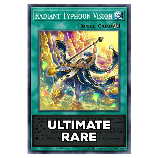 Radiant Typhoon Vision RA05-EN075 card from the Yu-Gi-Oh! set Rarity Collection 5