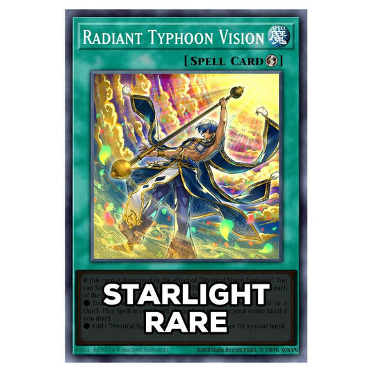 Radiant Typhoon Vision RA05-EN075 card from the Yu-Gi-Oh! set Rarity Collection 5
