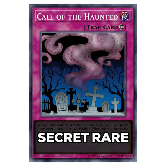 Call of the Haunted RA05-EN076 card from the Yu-Gi-Oh! set Rarity Collection 5