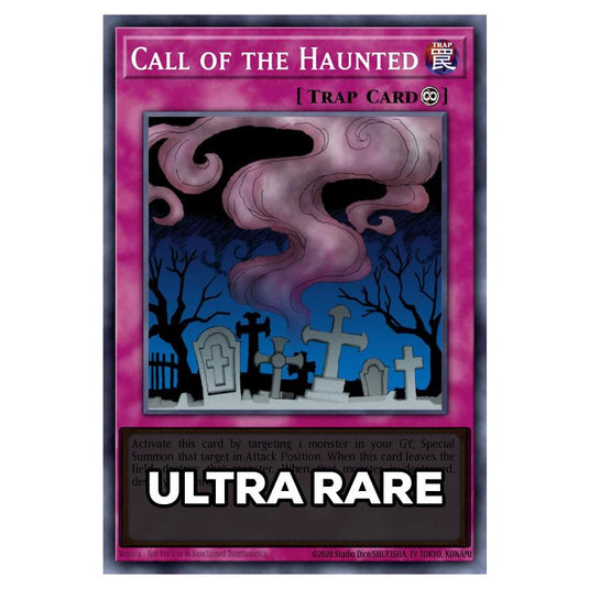 Call of the Haunted RA05-EN076 card from the Yu-Gi-Oh! set Rarity Collection 5