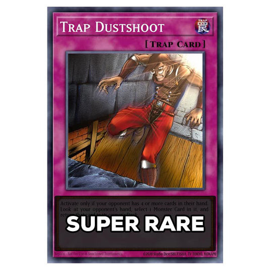 Trap Dustshoot RA05-EN077 card from the Yu-Gi-Oh! set Rarity Collection 5