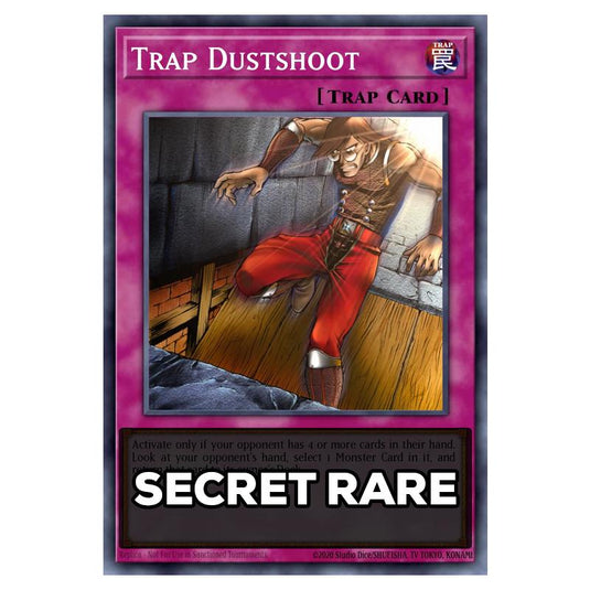 Trap Dustshoot RA05-EN077 card from the Yu-Gi-Oh! set Rarity Collection 5