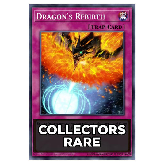 Dragon's Rebirth RA05-EN078 card from the Yu-Gi-Oh! set Rarity Collection 5