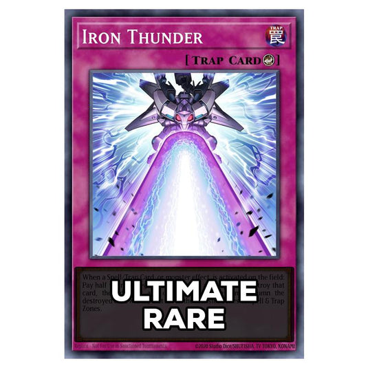Iron Thunder RA05-EN079 card from the Yu-Gi-Oh! set Rarity Collection 5