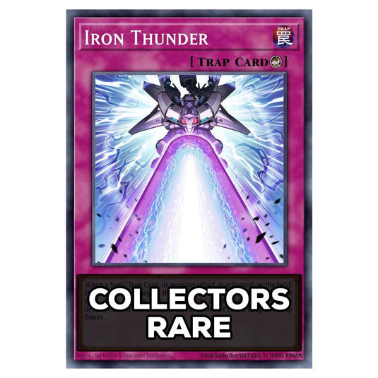Iron Thunder RA05-EN079 card from the Yu-Gi-Oh! set Rarity Collection 5