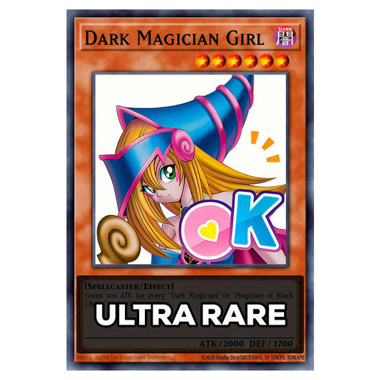 Dark Magician Girl RA05-EN084 card from the Yu-Gi-Oh! set Rarity Collection 5