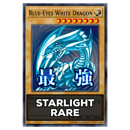 Blue-Eyes White Dragon RA05-EN085 card from the Yu-Gi-Oh! set Rarity Collection 5