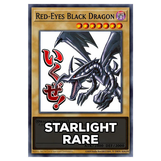 Red-Eyes Black Dragon RA05-EN086 card from the Yu-Gi-Oh! set Rarity Collection 5