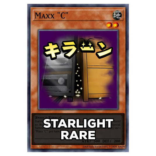 Maxx "C" RA05-EN089 card from the Yu-Gi-Oh! set Rarity Collection 5